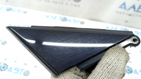 Audi A6 C8 19-19 front right door triangle, glossy black, worn