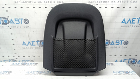 The rear driver's seat cover for an Audi A4 B9 17-25 is black and worn, with a broken mount.