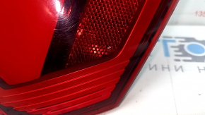 Audi A6 C8 19-24 right outer fender light, animated, with chrome molding, worn, bumper