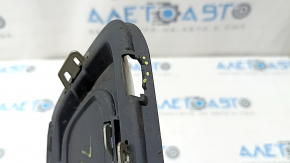 Left rear bumper lip trim for Audi A6 C8 19-23 with molding, chrome, S-line, broken fasteners, swollen chrome