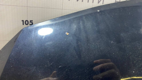 VW Tiguan 2009-2018 bare steel hood, black LC9X paint chips