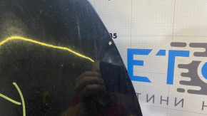 VW Tiguan 2009-2018 bare steel hood, black LC9X paint chips