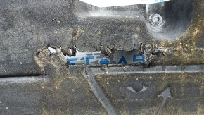 Right underbody protection for Ford Escape MK4 2020 hybrid, tears, missing fragments