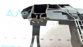 Front bumper guard, central, Porsche Macan 15-21, with seal, broken mount