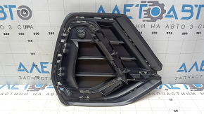 Right front bumper grille for Audi Q3 83A 19-23 with parking sensors, S-Line, structure