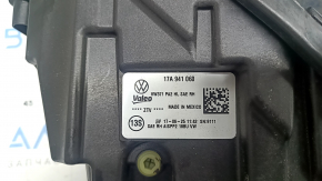 Front right headlight for VW Jetta 25-26, LED assembly, without range control, worn, chipped