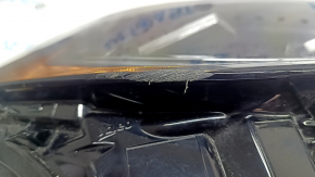 Front right headlight for VW Jetta 25-26, LED assembly, without range control, worn, chipped