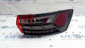 Right outer wing light for VW Jetta 20-26, broken glass, cracked, scuffed