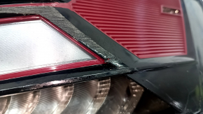 Right outer wing light for VW Jetta 20-26, broken glass, cracked, scuffed