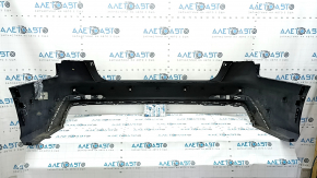 Bare rear bumper for Audi A6 C8 19-25 with parking sensors and park assist, S-line, with antenna, blue, scratches, dent, broken wiring mount