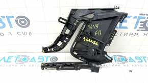 Right front bumper cover bracket for Audi A6 C8 19-25 S-Line, broken, missing fragment