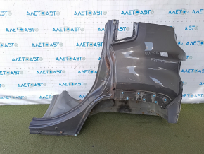 Jeep Renegade 15-23 rear left quarter wing sawed off, graphite, dent