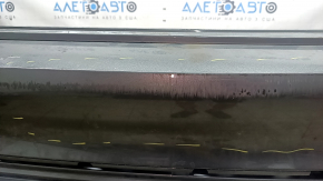 Bare rear bumper VW Jetta 22-26 graphite, scratches, cracked fasteners, broken fasteners, cracked