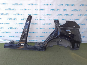 Nissan Rogue 21-26 rear left quarter wing, sawn off, with B-pillar, black