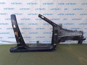 Nissan Rogue 21-26 front right quarter panel sawed off, with center pillar, black