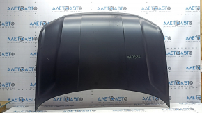 The hood is bare, Volkswagen Atlas 18-20 steel, the corners are dented.
