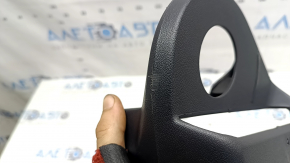 Right side passenger seat trim for VW Jetta 19-25, black, for manual control, worn