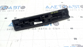 Left front panel trim for VW Jetta 25-26, black leather