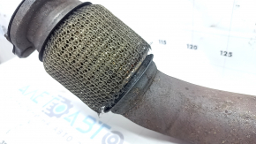 Porsche Macan 17-18 2.0T exhaust pipe, mesh torn, rusty
