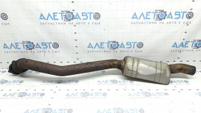 Porsche Macan 17-18 2.0T exhaust pipe, mesh torn, rusty