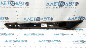 Left side trim for the center console of the Audi A6 C8 19-25, light brown leather