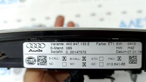 Front headlight assembly for Audi A6 C8 19-25 with panoramic headlights, gray, scratches