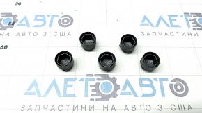 Wheel bolt cap plugs (5 pcs) for Audi A6 C8 19-24 gray