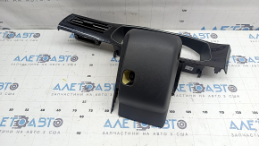 Black instrument panel trim for the VW Jetta 25-25, with a deflector, with a steering column frame, scratches