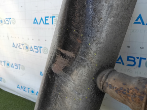 Ford Escape MK4 2020 hybrid AWD exhaust pipe with actuator, heater and catalytic converter, rusty, dented