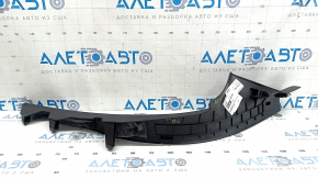 Inner rear left door sill trim for Audi A6 C8 19-25, black, scratches