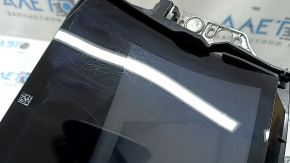 Projection on the windshield of an Audi A6 C8 19-25 scratches