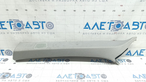Front pillar trim, upper left, Audi A6 C8 19-23, gray, broken mount