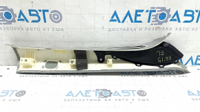 Front pillar trim, upper left, Audi A6 C8 19-23, gray, broken mount