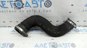 Intercooler pipe left third Porsche Macan 17-21 2.0T rubber
