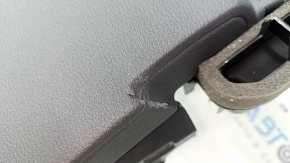 Audi A6 C8 19-25 dashboard with AIRBAG for projection, black leather, worn, tears, rusty squib