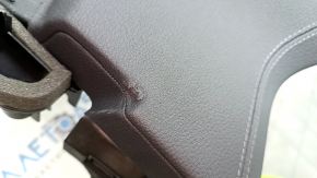 Audi A6 C8 19-25 dashboard with AIRBAG for projection, black leather, worn, tears, rusty squib