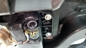 Audi A6 C8 19-25 dashboard with AIRBAG for projection, black leather, worn, tears, rusty squib