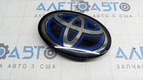Toyota Prius 50 19-22 radiator grille emblem for radar, needs polishing, cracked fasteners