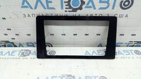 Front panel trim and monitor frame for VW Jetta 2024-2026, glossy black, scratches