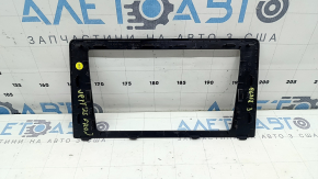 Front panel trim and monitor frame for VW Jetta 2024-2026, glossy black, scratches