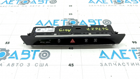 Audi A6 C8 19-24 center console hazard warning light button with touch sensitive buttons, scratches