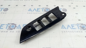 Front left window lift control trim for Toyota Prius 50 16-22, gloss black, scratches