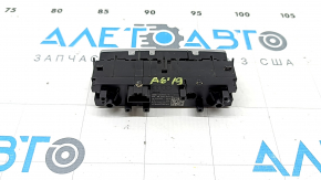 Audi A6 C8 19-23 chrome center console button block for parking sensors and 360 cameras, pokes