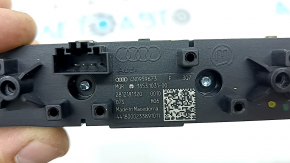 Audi A6 C8 19-23 chrome center console button block for parking sensors and 360 cameras, pokes