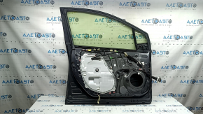 Front left door assembly for Toyota Prius 50 16-22 keyless, graphite 1G3, worn, dented