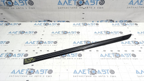 Lower decorative rear left door molding for Toyota Prius 50 16-21 graphite + gloss black, butt