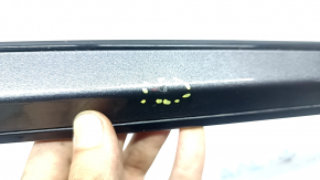 Lower decorative rear left door molding for Toyota Prius 50 16-21 graphite + gloss black, butt