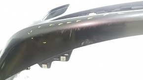 Bare front bumper for Toyota Prius 50 19-22 with parking sensors and PMA, graphite, scratches, cracks, peeling paint