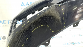 Bare front bumper for Audi A6 C8 19-23 with park assist and headlight washer, S-Line, without caps, blue, scratches, dents, broken fasteners