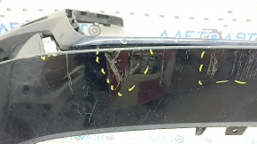 Bare front bumper for Audi A6 C8 19-23 with park assist and headlight washer, S-Line, without caps, blue, scratches, dents, broken fasteners